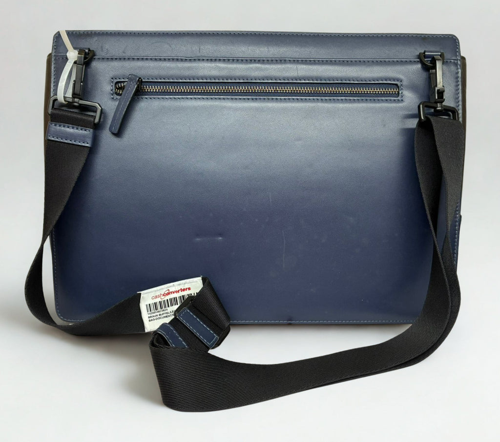 Braun Buffel Leather Messenger Bag