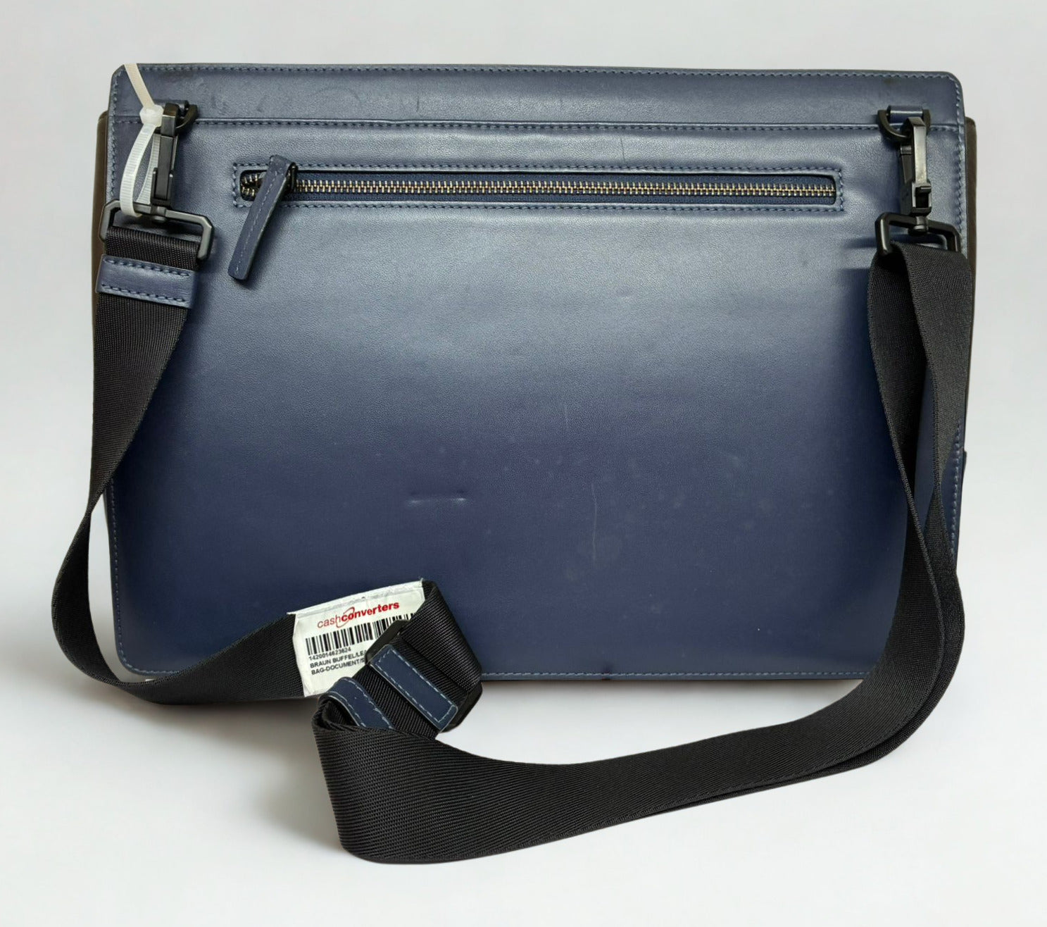Braun Buffel Leather Messenger Bag