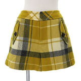 BURBERRY BLUE LABEL CULOTTES-YELLOW NOVA CHECK/WOOL - E1R28-808-60 ( SIZE 36 )