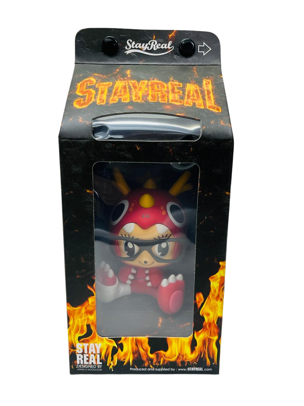 Stay Real Crouching Mouse Hidden Dragon Doll Red