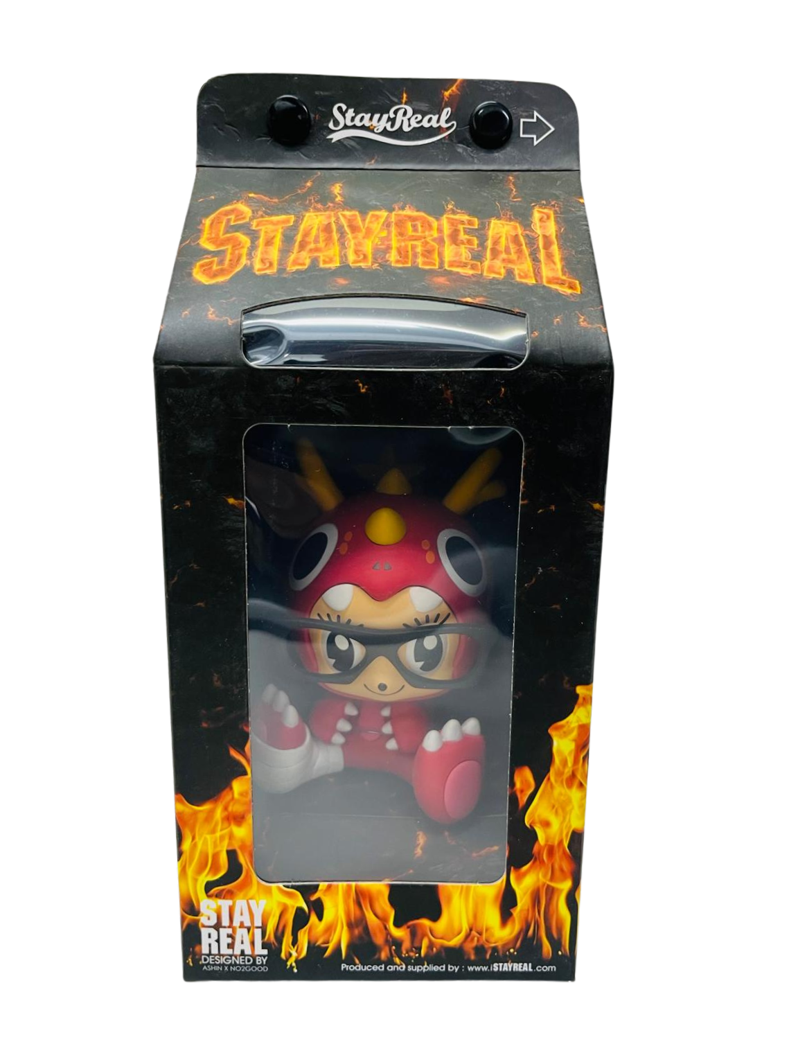 Stay Real Crouching Mouse Hidden Dragon Doll Red