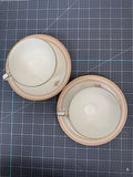 Noritake Cup Saucer Set of 2