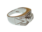 750WG Diamond Mens Ring 7.2GM