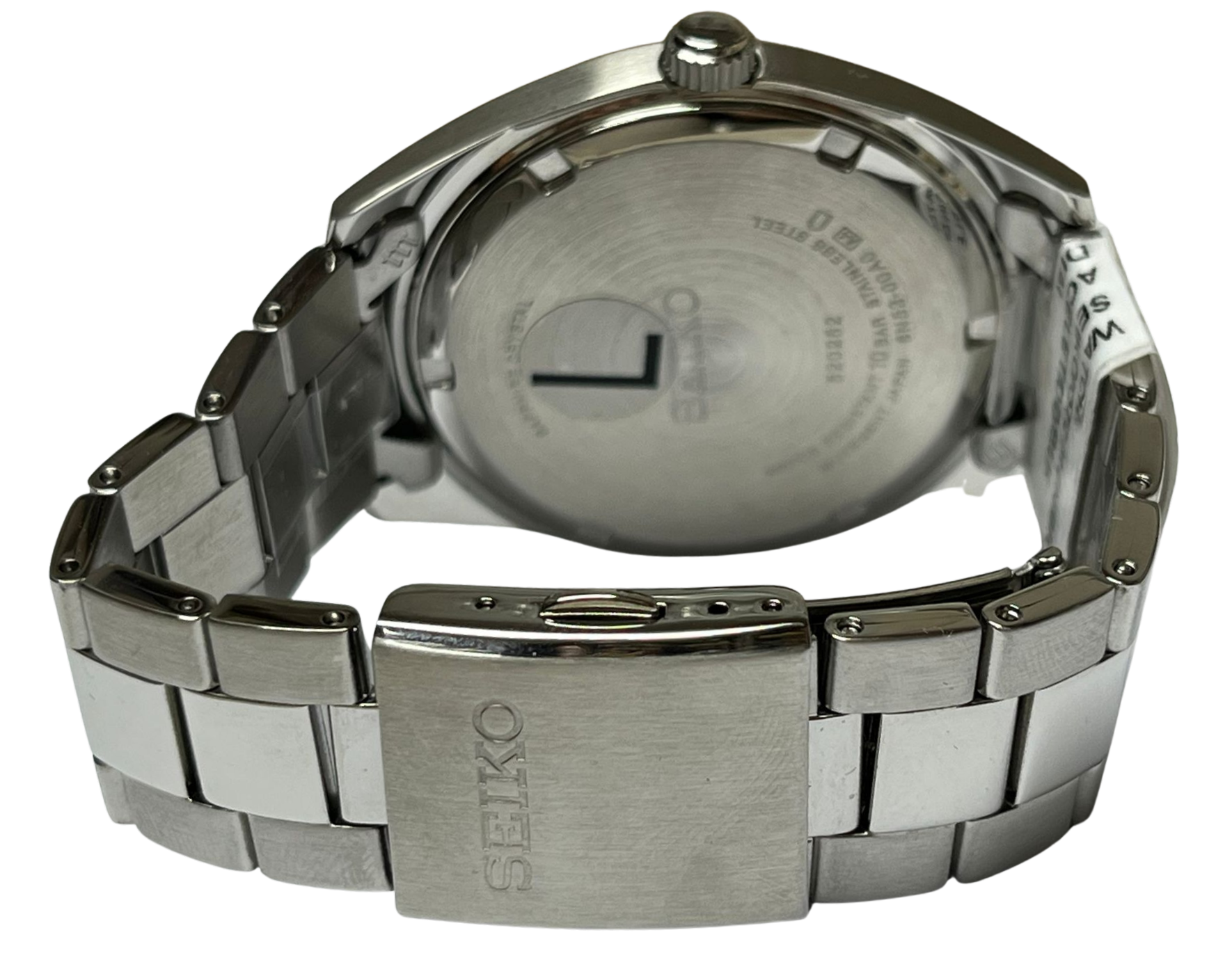Seiko Mens Essential Stainless Steel Watch Gray Dial SUR343P1