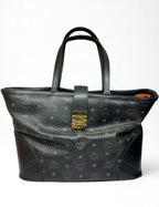 MCM Black Leather Tote S5036