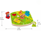 Hape Odyssey Toys E1614 Farmyard Sound Puzzle