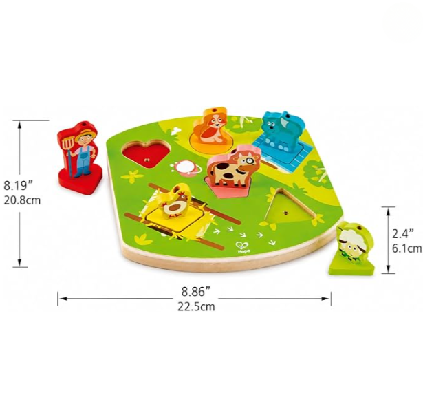 Hape Odyssey Toys E1614 Farmyard Sound Puzzle