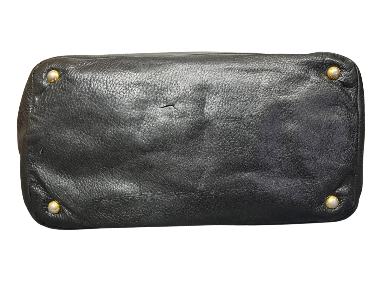 Prada Vitello Daino Tote Bag Black