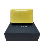 Furla Yellow Leather Card Case