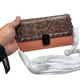 Coach 3164 Hutton Crossbody Snake skin Leather Bag