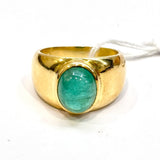 750YG Emerald Ring