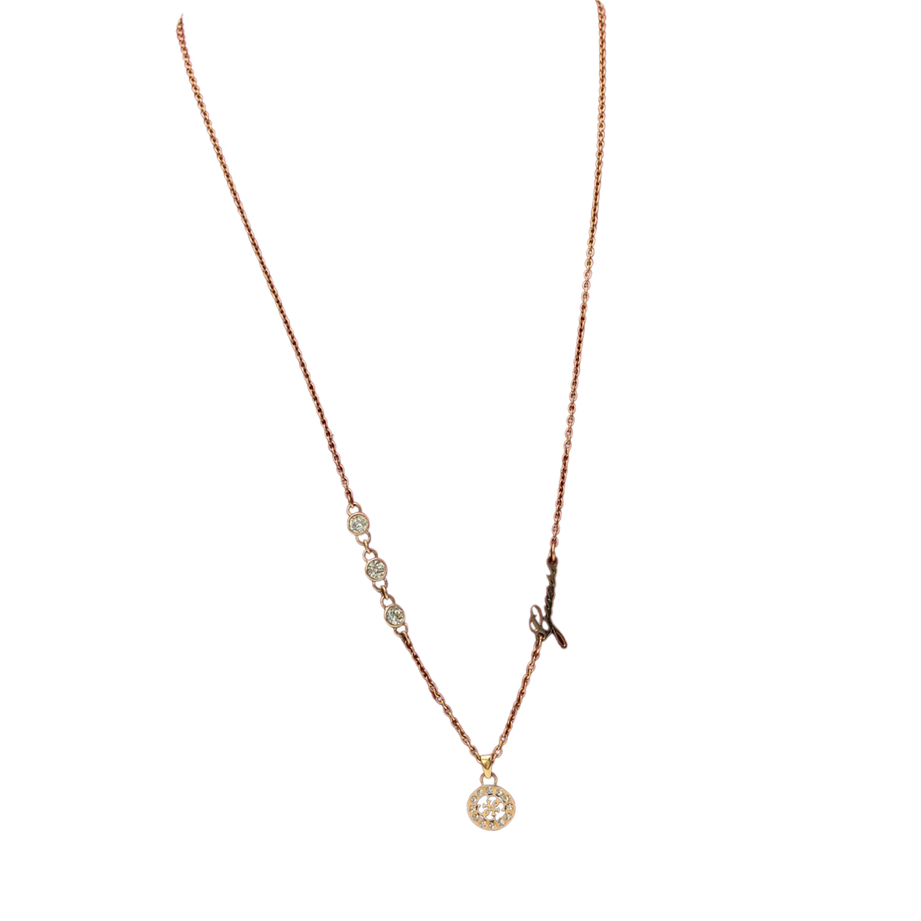 GUESS UBN79024 Steel Rose Gold Necklace Secondary image