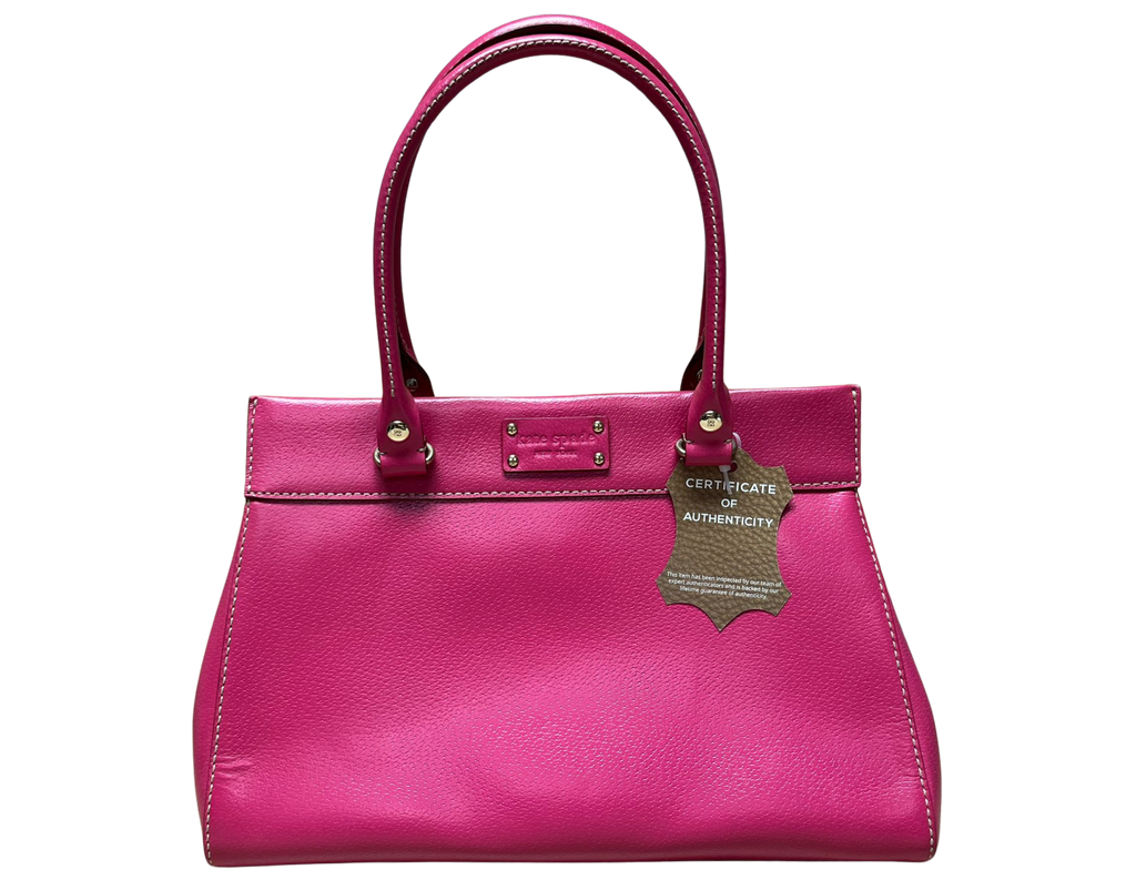 Kate Spade New York Wellesley Pink Leather Tote Bag