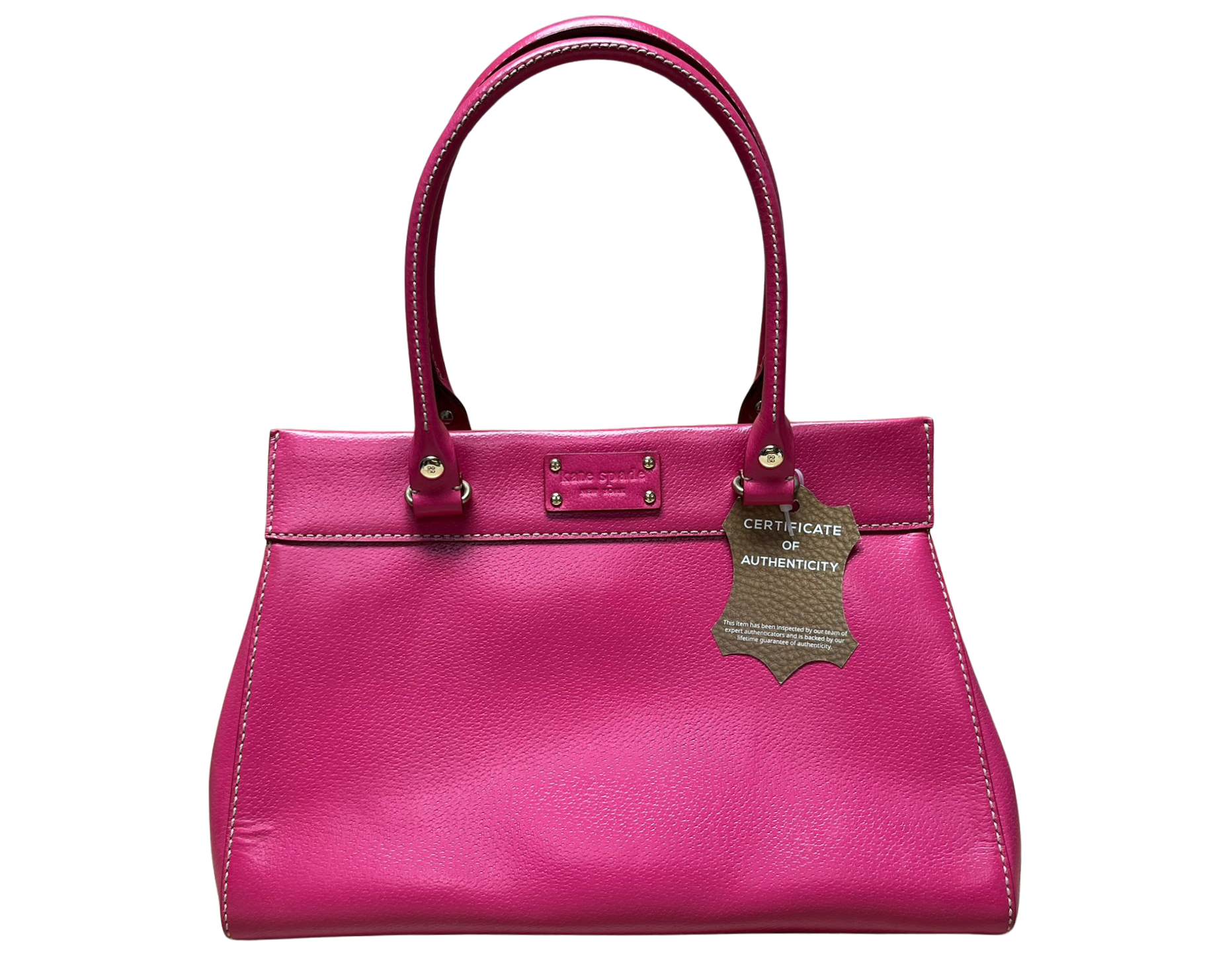 Kate Spade New York Wellesley Pink Leather Tote Bag