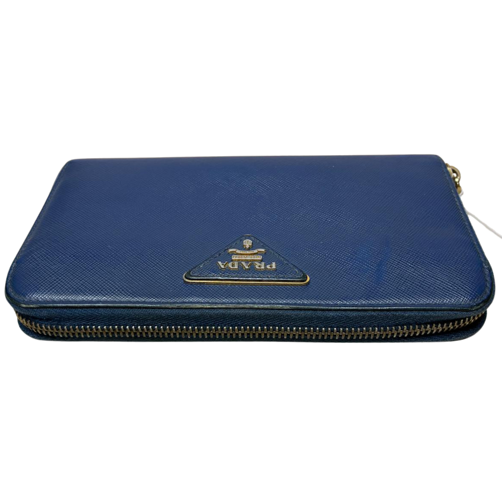 Prada Saffiano Leather ZipAround Wallet