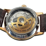 Seiko Presage SRP852J1 Cocktail Bellini Automatic  Brown Leather Ladies Dress Watch (used)