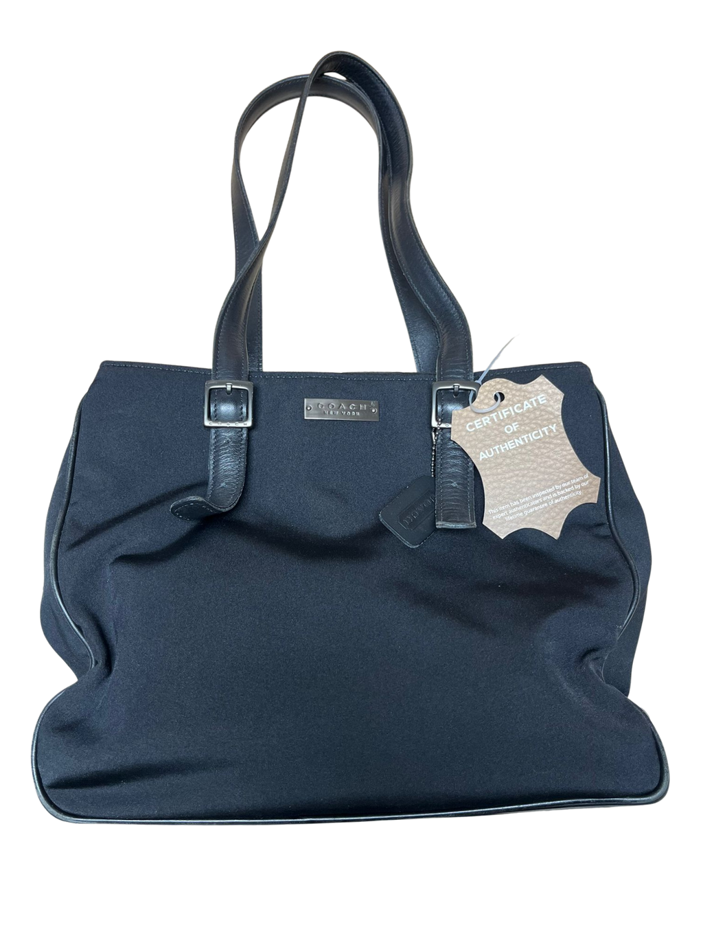 Coach Nylon And Leather Tote 6241