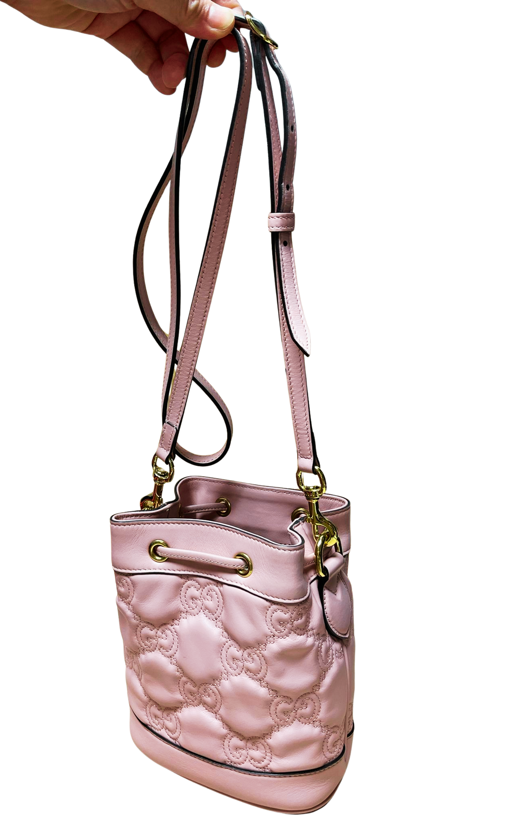 Gucci GG Matelassé Bucket Bag