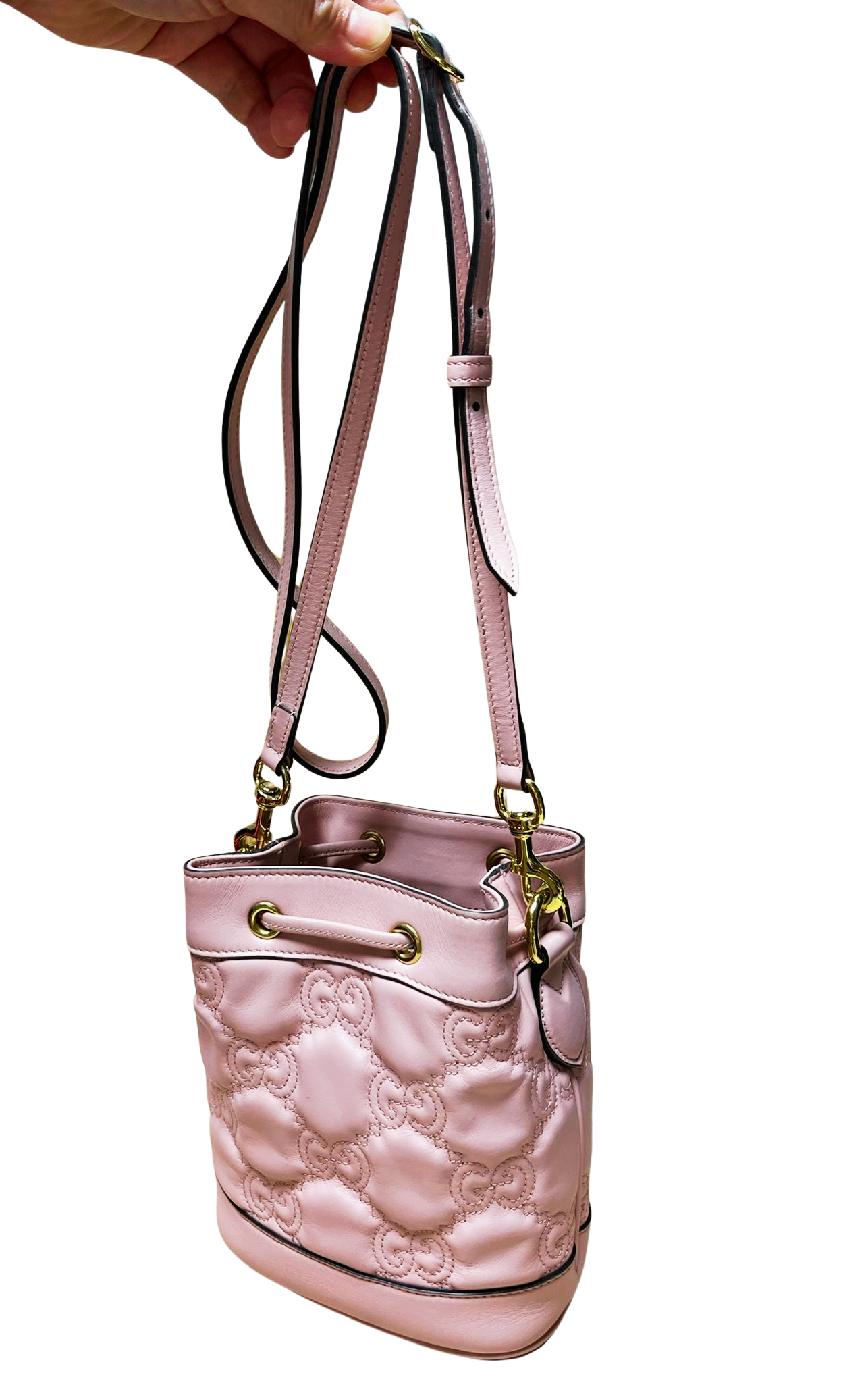 Gucci GG Matelassé Bucket Bag