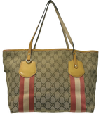 Gucci GG Canvas Web Jolie Tote Bag