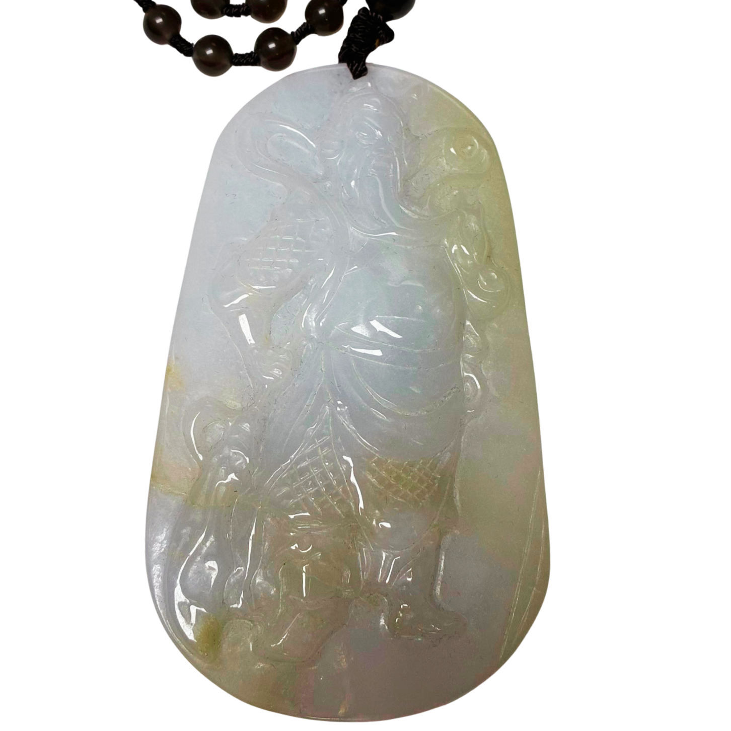 Jade A Like Kwan Kong Pendant Necklace Secondary image