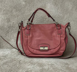 Coach Hobo Shoulder Bag Leather Pink