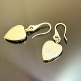 Gucci 925 Silver Heart Earring (Made In Italy)