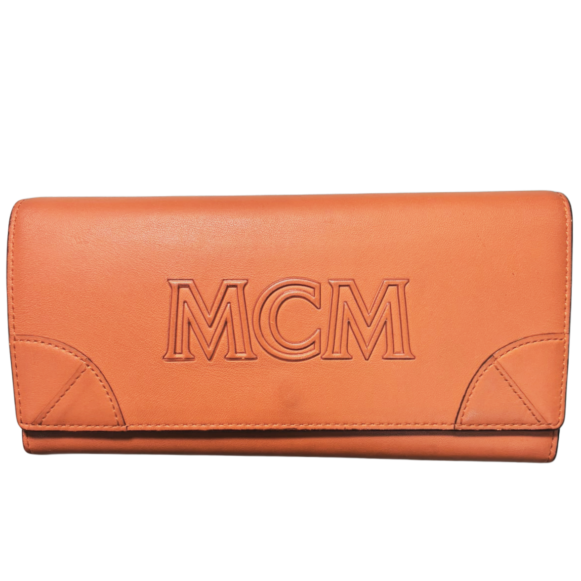 MCM Aren Large Logo Continental Flap Wallet Main image