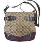 Coach F17088 Signature Buckle Shoulder Bag