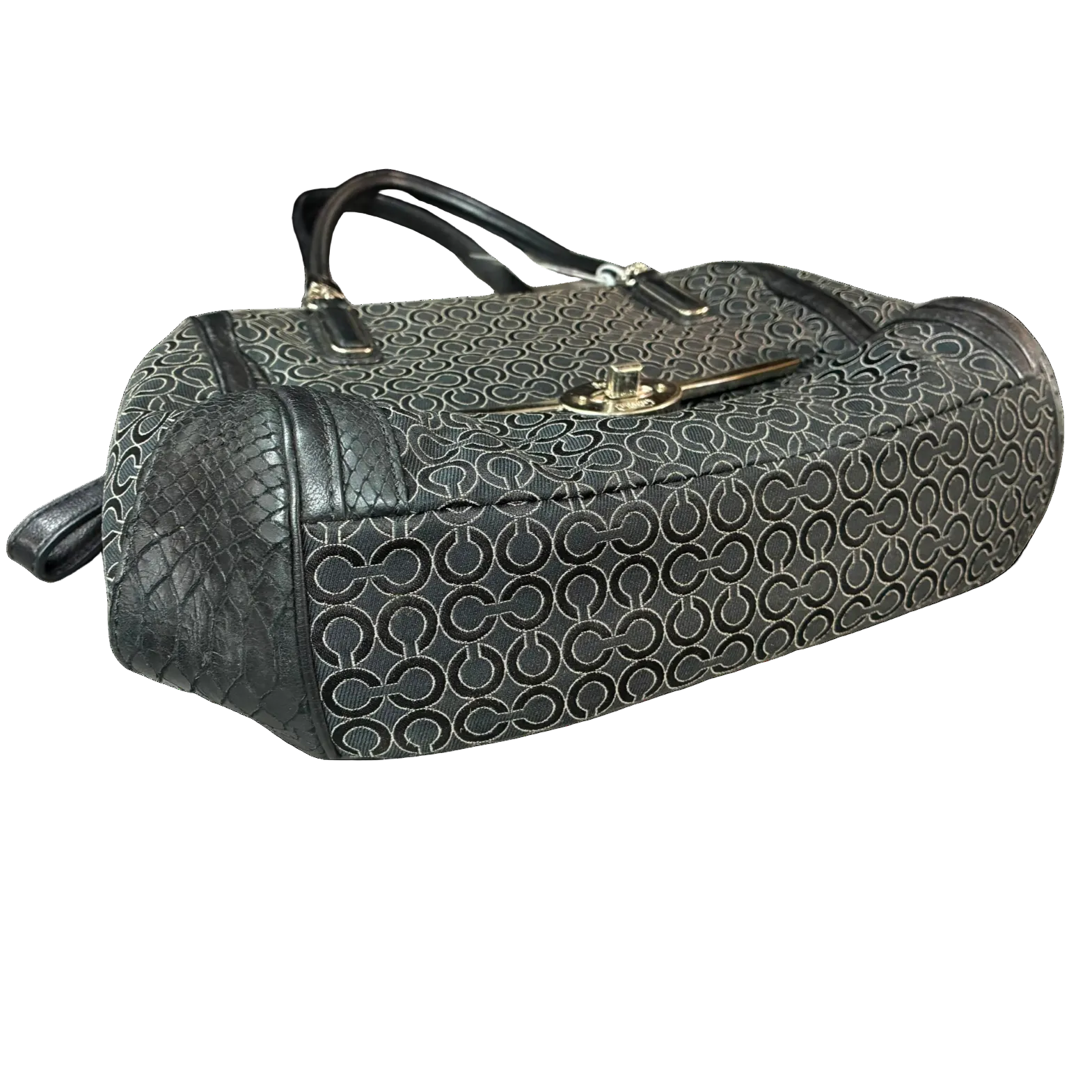 Coach Madison Op Art Pearlescent Madeline East West Satchel