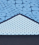 Manduka Yogitoes Skidless Yoga Mat Towel Star Dye Clear Blue 2.0 71in x 24in