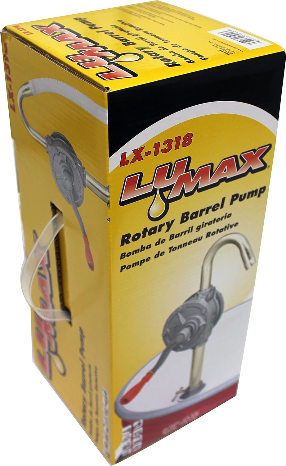 LUMAX Gray LX1318 Rotary Barrel Pump