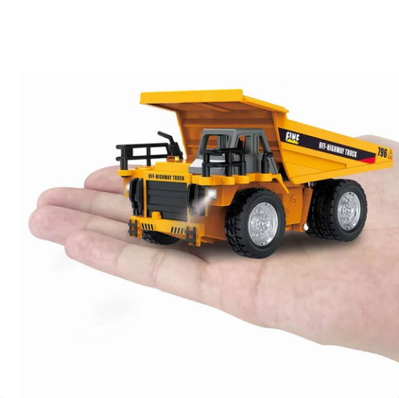Mini Remote-Controlled Diecast Flatbed Truck