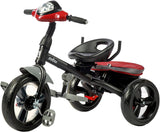 Evezo 302A 4in1 Parent Push Tricycle For Kids Crimson Red