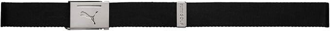 Puma Golf Mens Reversible Web Belt One Size Black