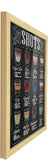 Poster Hub Shots Menu Black Kitchen Art Decor