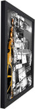 Poster Hub Nyc Time Square Cabs 1 BW Color Splash Art Decor