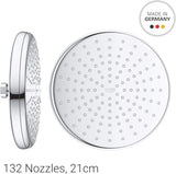 Grohe 26410000 26410 Tempesta 210 Showerhead Chrome