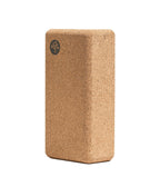 Manduka Lean Easy Grip Fine Grain Cork Yoga Block  3x4x8.5in Lean Cork Block