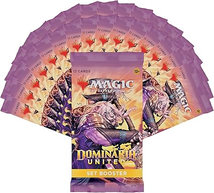 Magic: The Gathering Dominaria United Set Booster Box | 30 Packs + Box Topper Card (361 Magic Cards)
