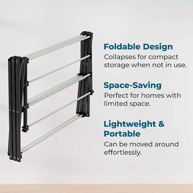 Honey-Can-Do DRY-09065 Collapsible Clothes Drying Rack Steel