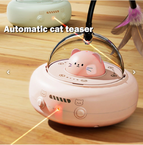 Rolling Cat Teaser with Laser - AD1468