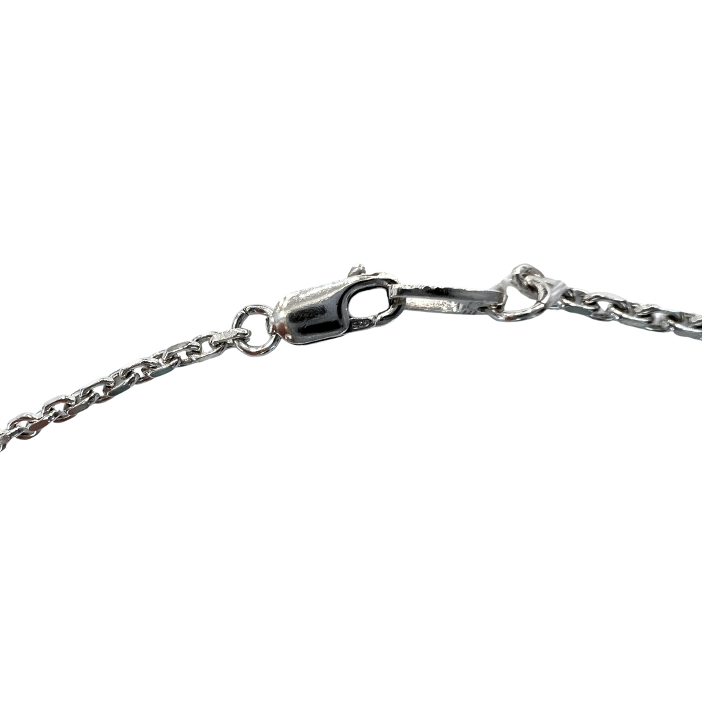 Sterling Silver Necklace With Silver Pendants