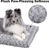 MidWest Homes For Pets Deluxe Super Plush Dog And Cat Bed 30in Gray