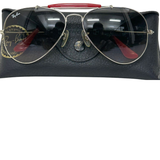 SUNGLASS-RAY BAN/MN/RED/SILVER RAY BAN RB3407