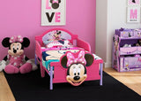 Delta Children 3D-Footboard Toddler Bed, Disney Minnie Mouse