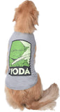 Star Wars For Pets FF11863 Yoda Dog Tank Shirt For Large Dogs Large Gray