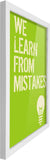 Poster Hub Learn From Mistakes Team Work Art Decor