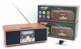 NS6681BT Retro Portable FM Radio Speaker