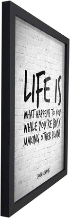 Poster Hub Life Is John Lennon Famous Quotes Art Decor